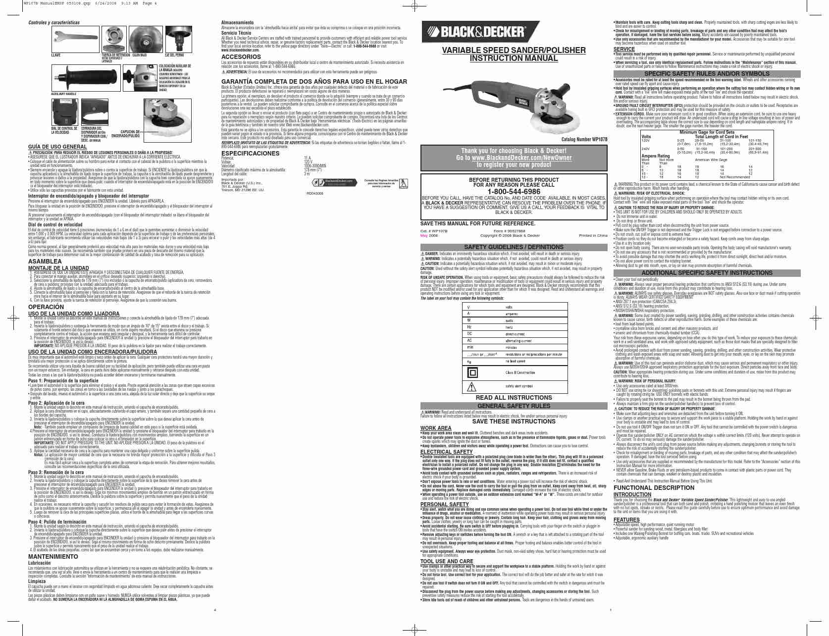 BLACK & DECKER WP107B-page_pdf